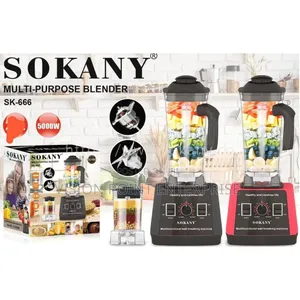 *2 in 1 Sokany Commercial Blender(Sk-666)