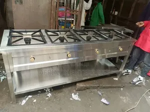 Commercial Gas Stove Cooker, 4 Burner