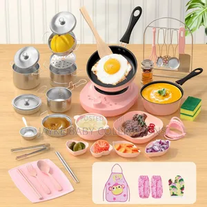 Kids 3–6y Pretend Play Mini Kitchen | Learn Cooking Safely