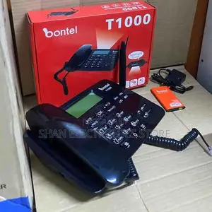 Bontel T1000 Wireless Landline Desktop Phone - 3000mah Battery