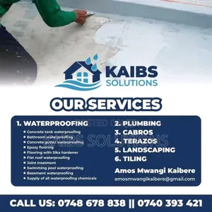 Waterproofing, Landscaping, Tiling,Cabros