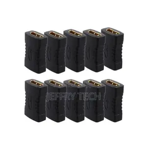 Hdmi Compatible Female to Female Extender Adapter - 10pcs