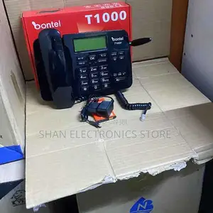 GSM Dual Sim Phone Fixed Wireless Desktop Telephone T1000 3000mah