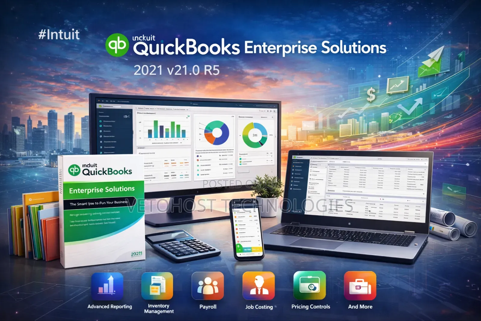Intuit Quickbooks Enterprise Solutions 2021— Install Activation
