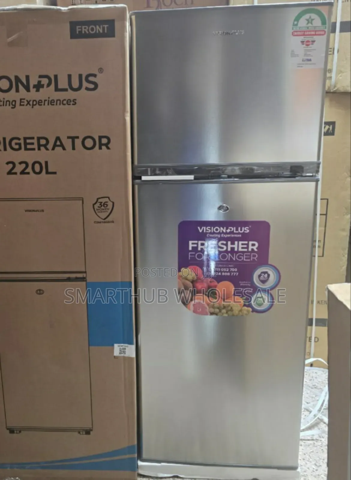 Vision 220l Double Door Refrigerator