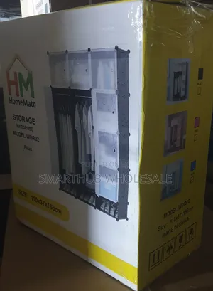 Tc Portable 3 Column Plastic Wardrobe Large Capacity Assemble