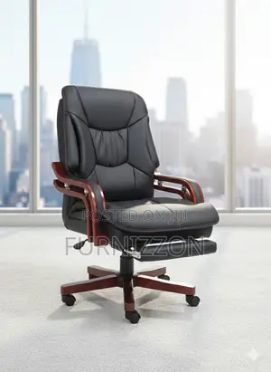 Height Adjustable High Back PVC Ergonomic Office Chair