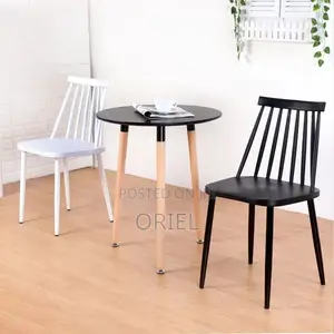 Modern Barstool : Creative Backrest Plastic Barstool