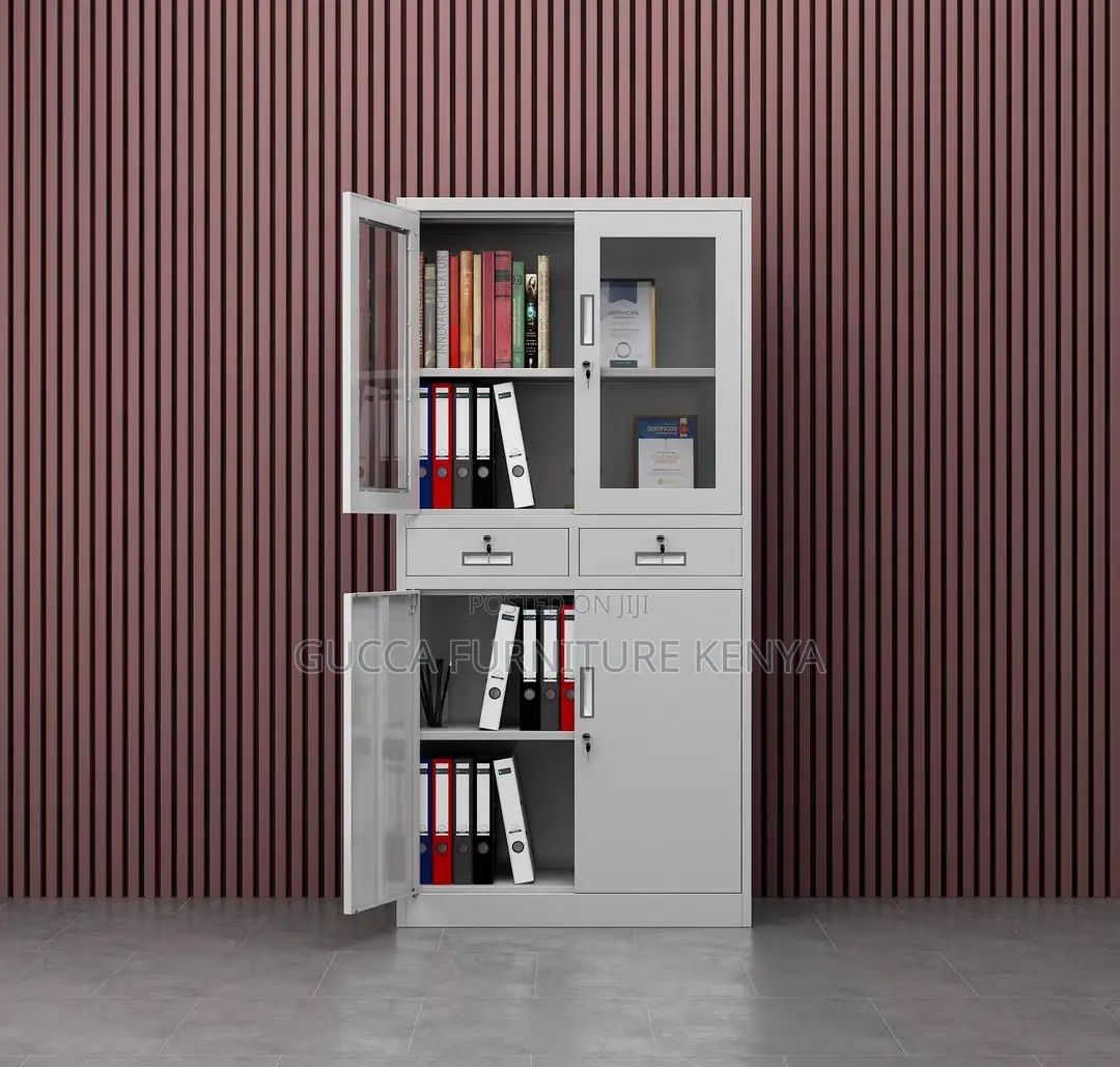 2-door Glass Front Office Document Cabinet