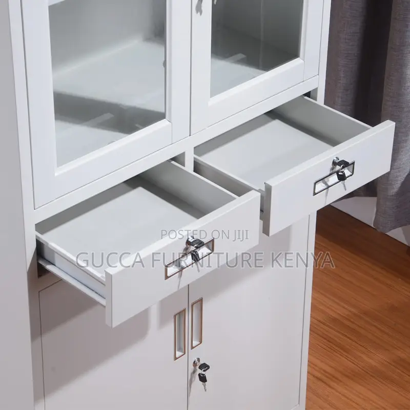 2-door Glass Front Office Document Cabinet