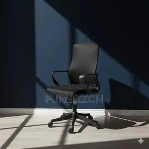 Adjustable Mid Back Black Mesh Office Seat
