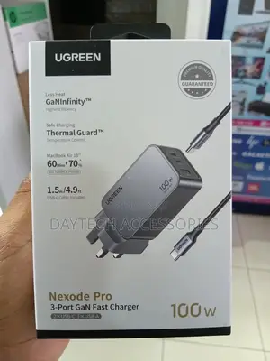 Ugreen Nexode Pro 100w Gan Fast Charger + 100w Cable - X757