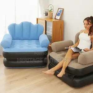 Inflatable Sofa, 2 In1