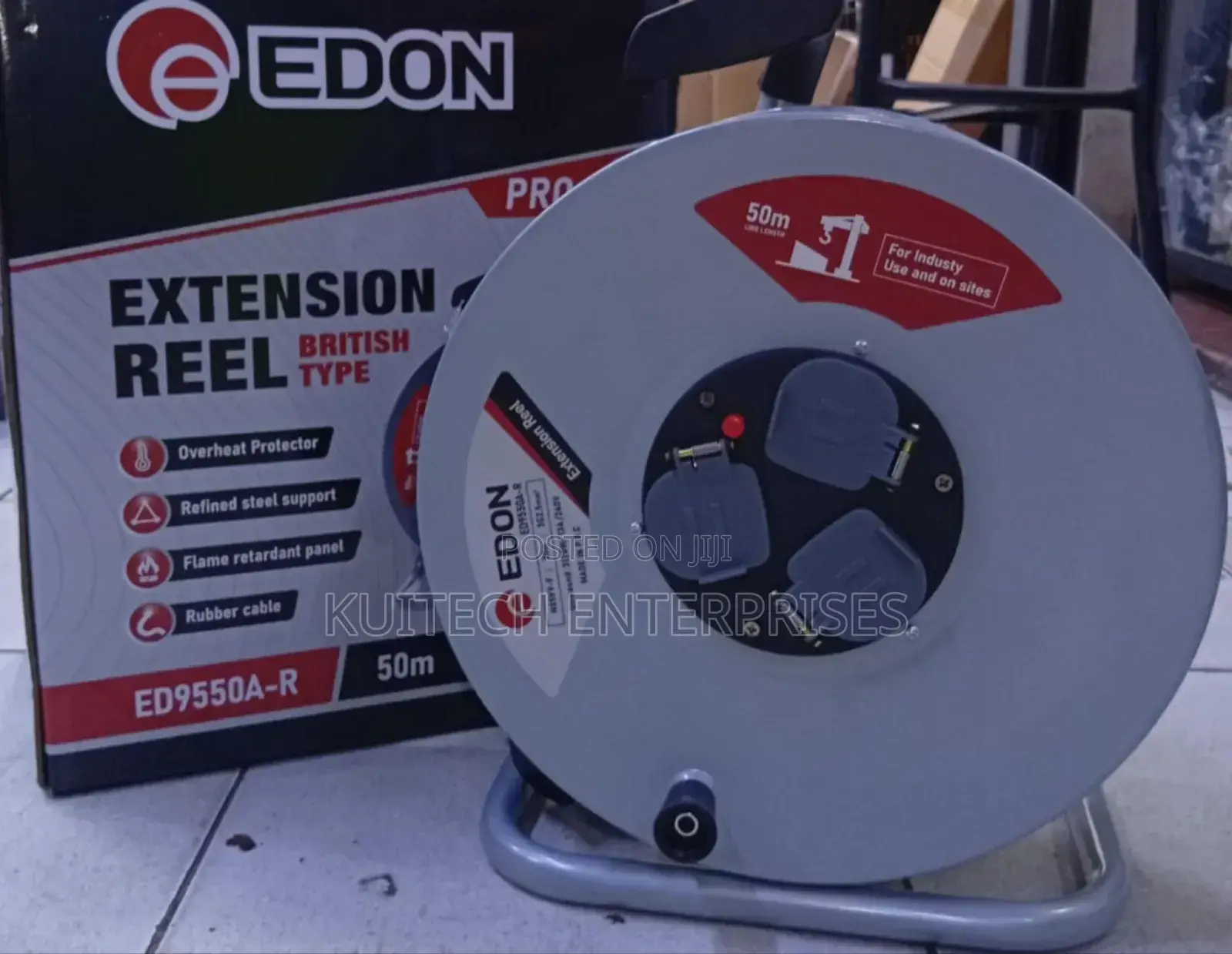 2.5mm Edon Extension Cable Reel/ 50m Cable Reel