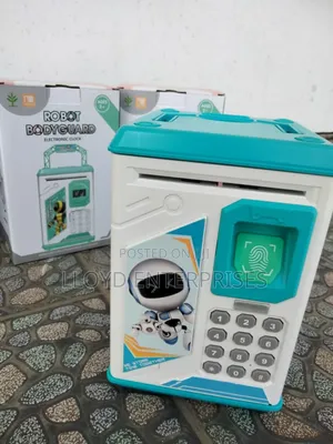 Piggy Bank With Fingerprint