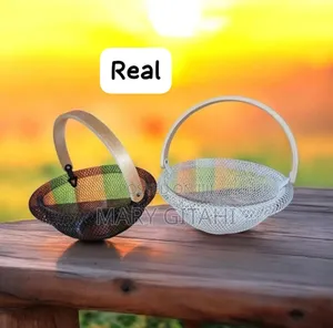 *29cm Brim Rounded Mesh Fruit Basket