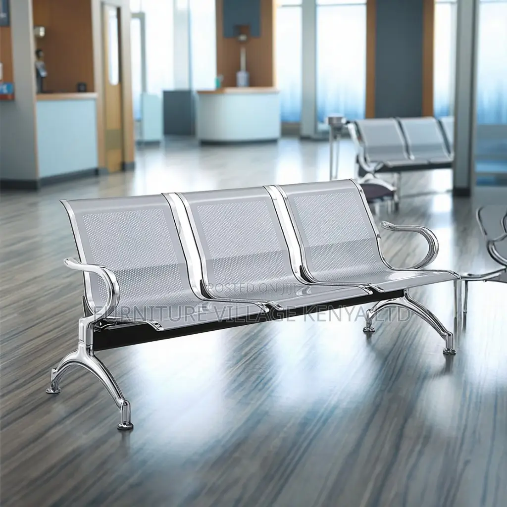 Waiting Bench; 3-link Reception Office Waiting Bench