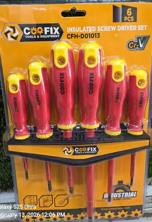 Industrial 6pcs Insulated Screw Driver Set
