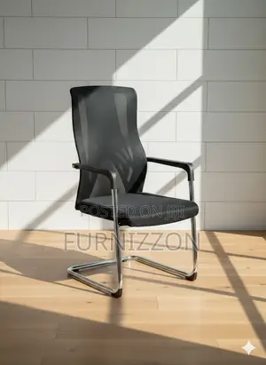 Modern Black Mesh High Back Conference Chair