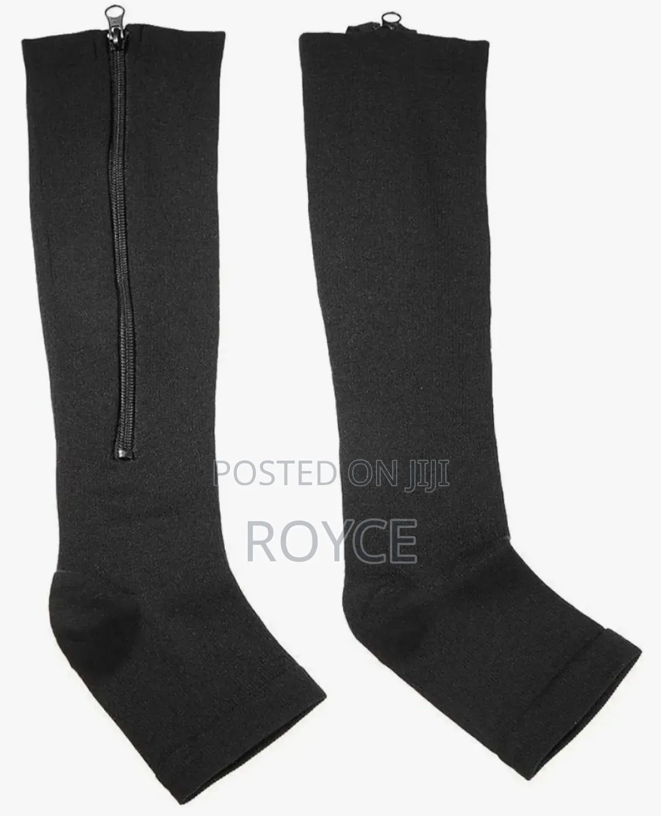 Full Length Open Toe Compression Socks