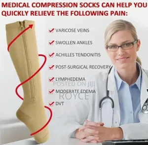 Full Length Open Toe Compression Socks