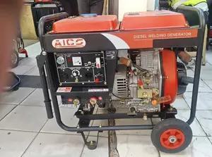Brand New 10kva Welding Generator Aico Brand Key Start Soundproof