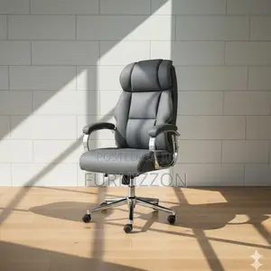 Quality Gray Padded High Back Work Chair