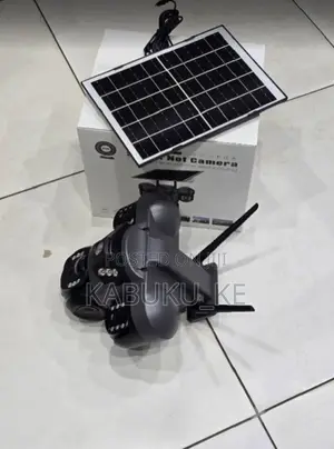 Wifi Triple-lens Solar Security Camera –Outdoor Cctv With Night Vision