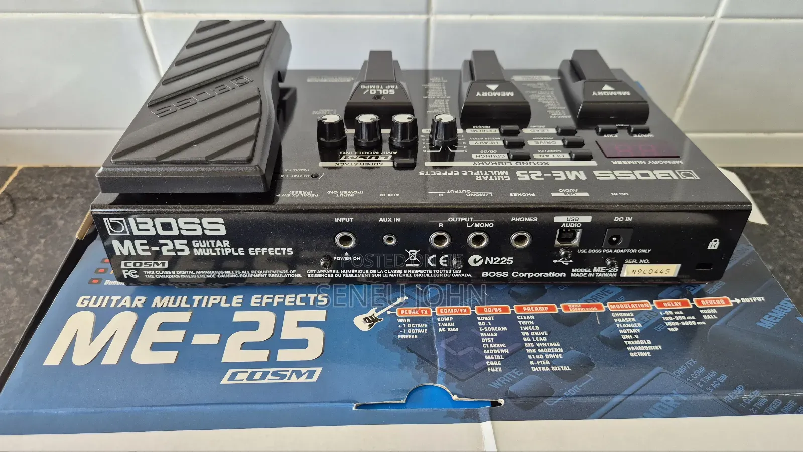 Boss Me 25, Me 50, Guitar Multi Effects Pedal