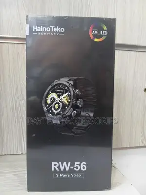 Haino Teko Rw-56 Smartwatch Amoled Display -Black
