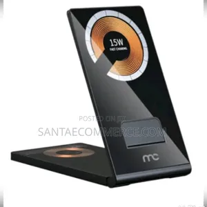 Mycandy WSC-B200tr Transparent Wireless Charger Stand 3 in 1