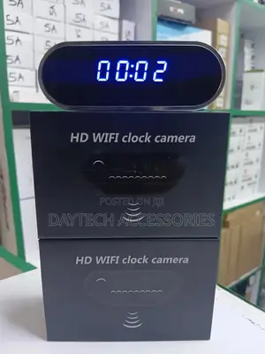 Hd Wifi Table Clock Camera Used for Discreet Surveillance.