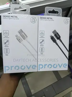 The Is a Proove Dense Metal Usb to Lightning Cable 1m