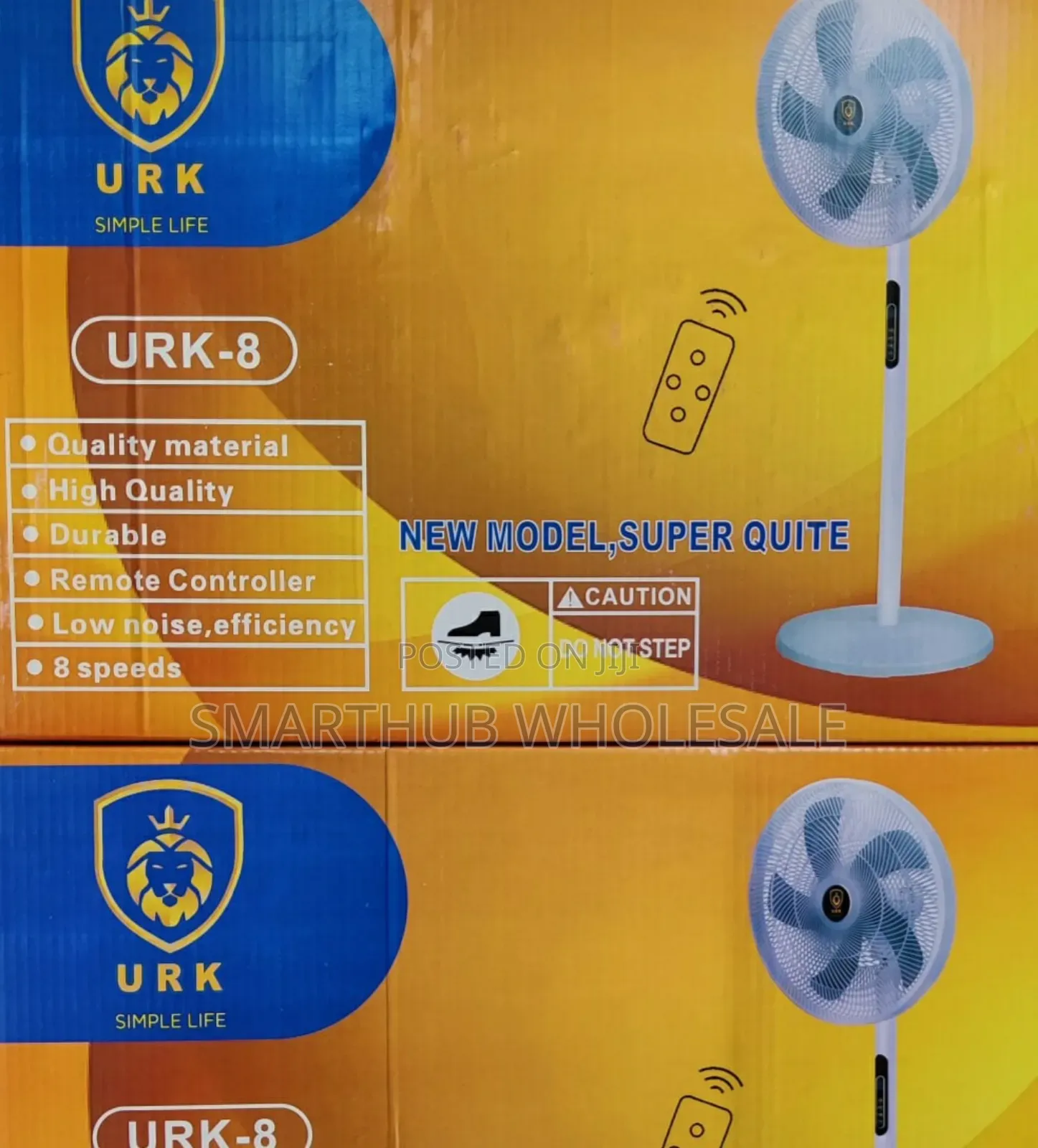 Urk Standing Fan With Remote Control