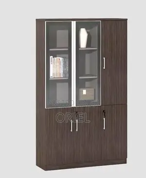 Office Cabinets; Modern Executive 3-Door Office Organizer