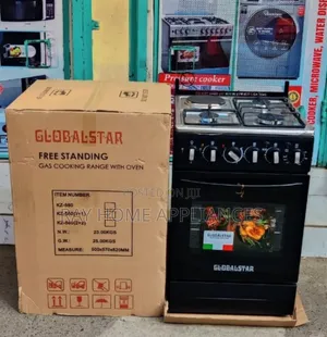 50cm*55cm Globalstar Standing Cooker 3gas+1electric Plate