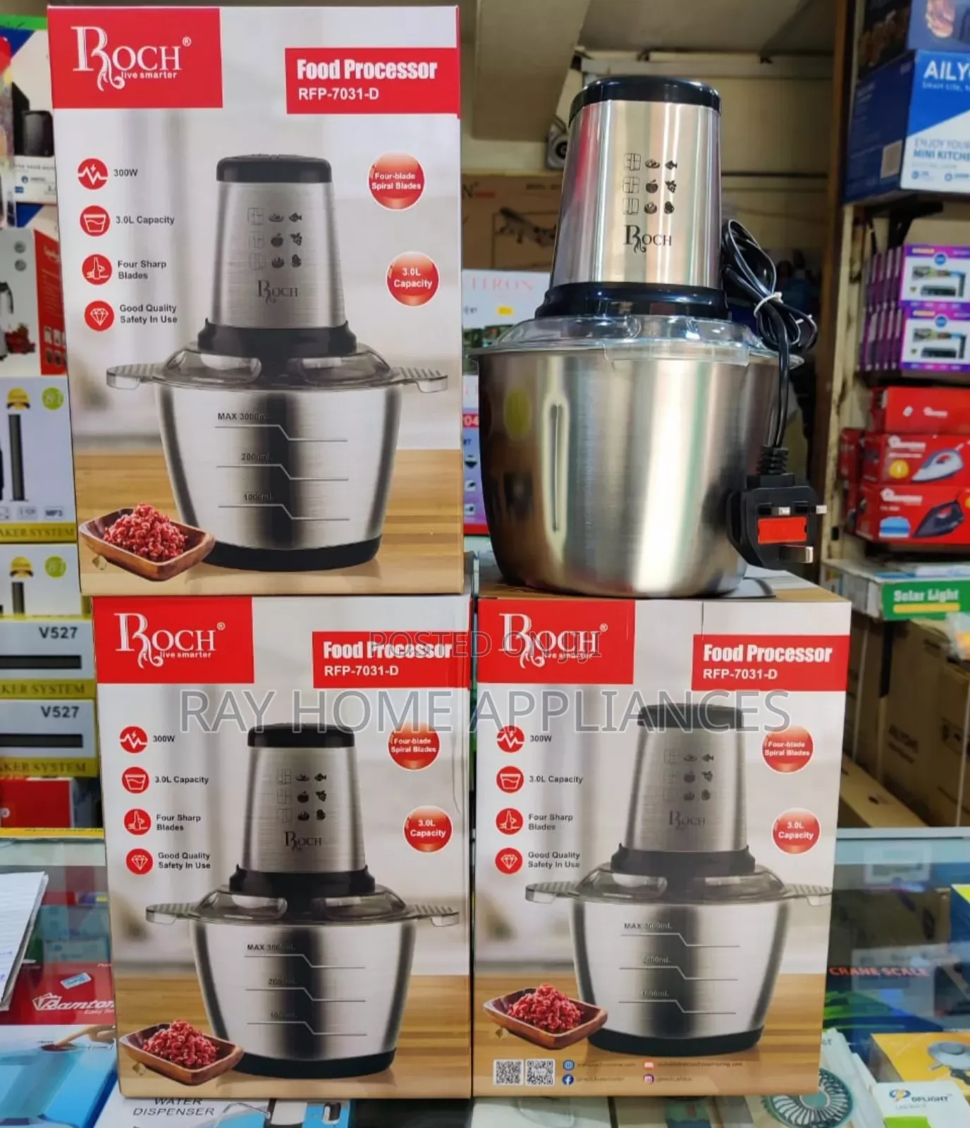 Roch Food Processor/ Chopper 3litres