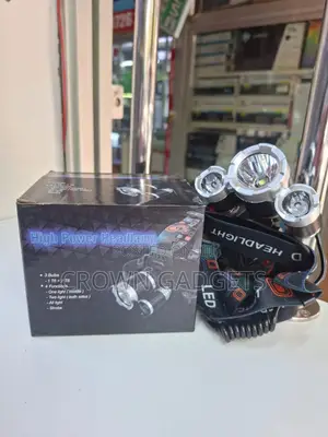 High Power 3-Bulb T6 Led Headlamp