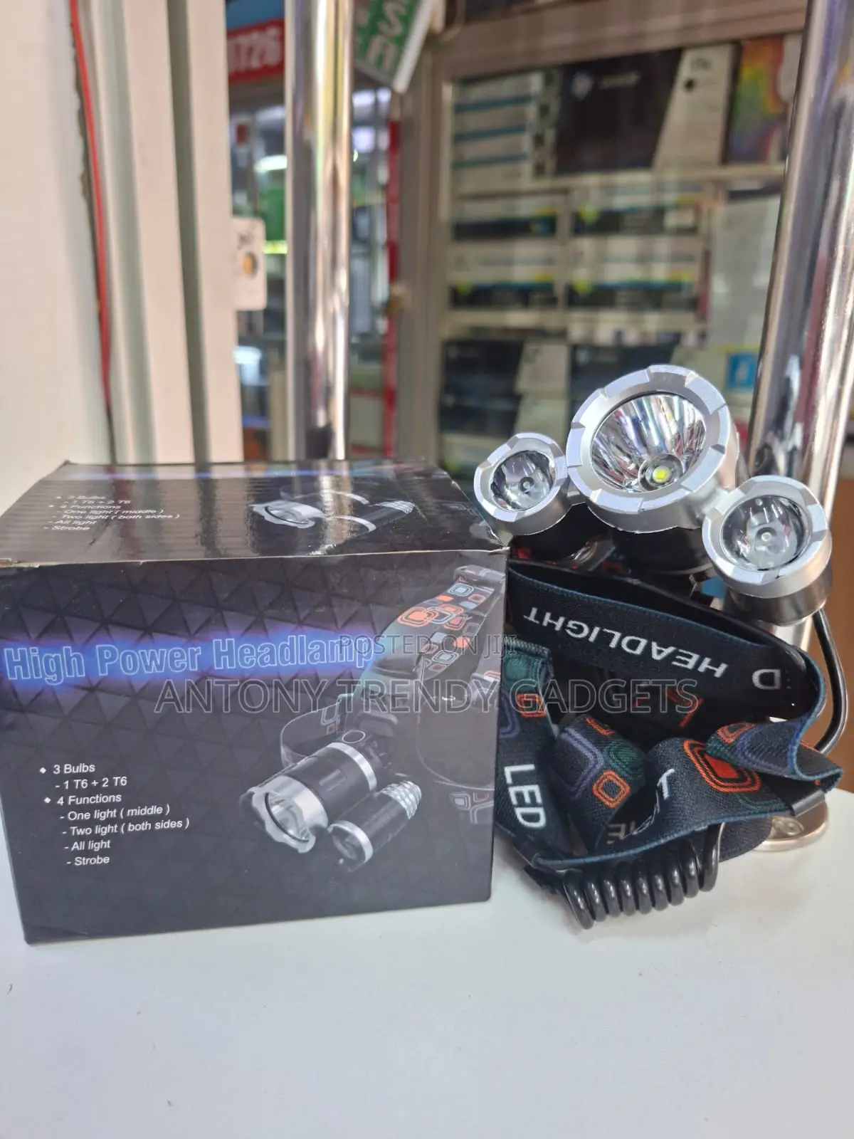 Usb Charging Headlamp 4 Mode High Brightness Headlight