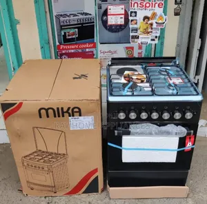 Mika Standing Cooker 3 Gas + 1 Electric, 58cm*58cm With Electric Oven