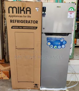 168litres Mika Double Door Refrigerator