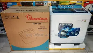 10kgs Ramtons Twin Tub Washing Machine With Air Dryer