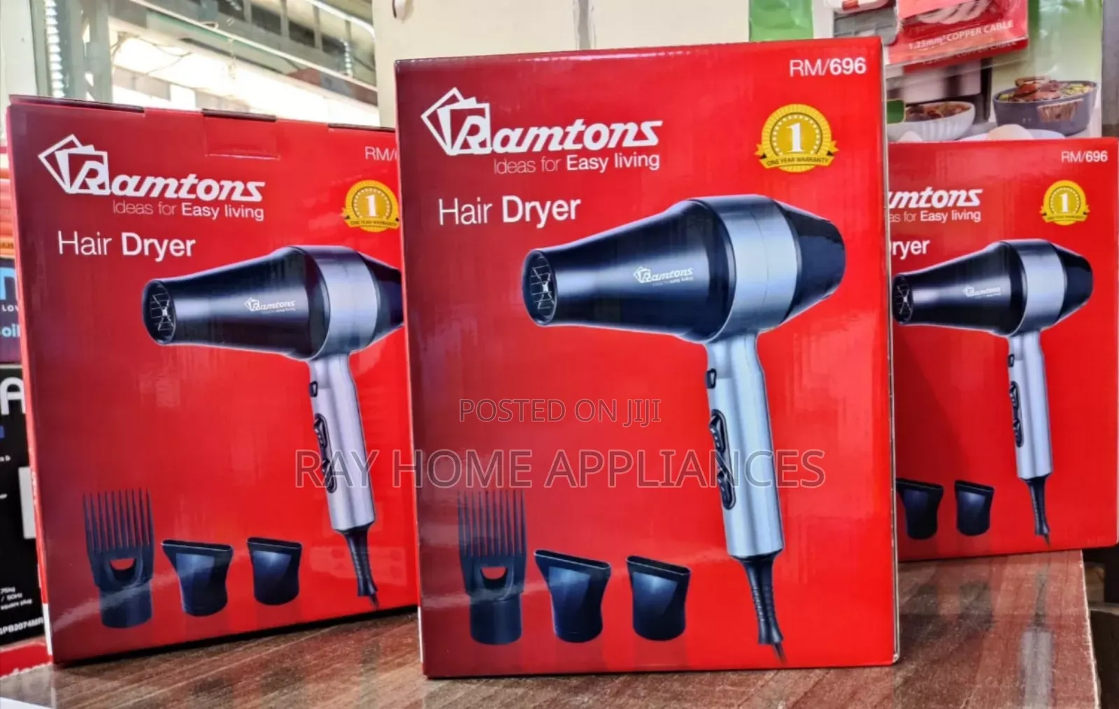 Ramtons Professional Hair Dryer With Accessories