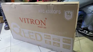 Vitron 43-Inch Smart Qled Tv, Model HTC 4300qfs 
