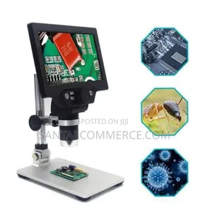 1200x Portable Digital Microscope With 7-Inch LCD Display