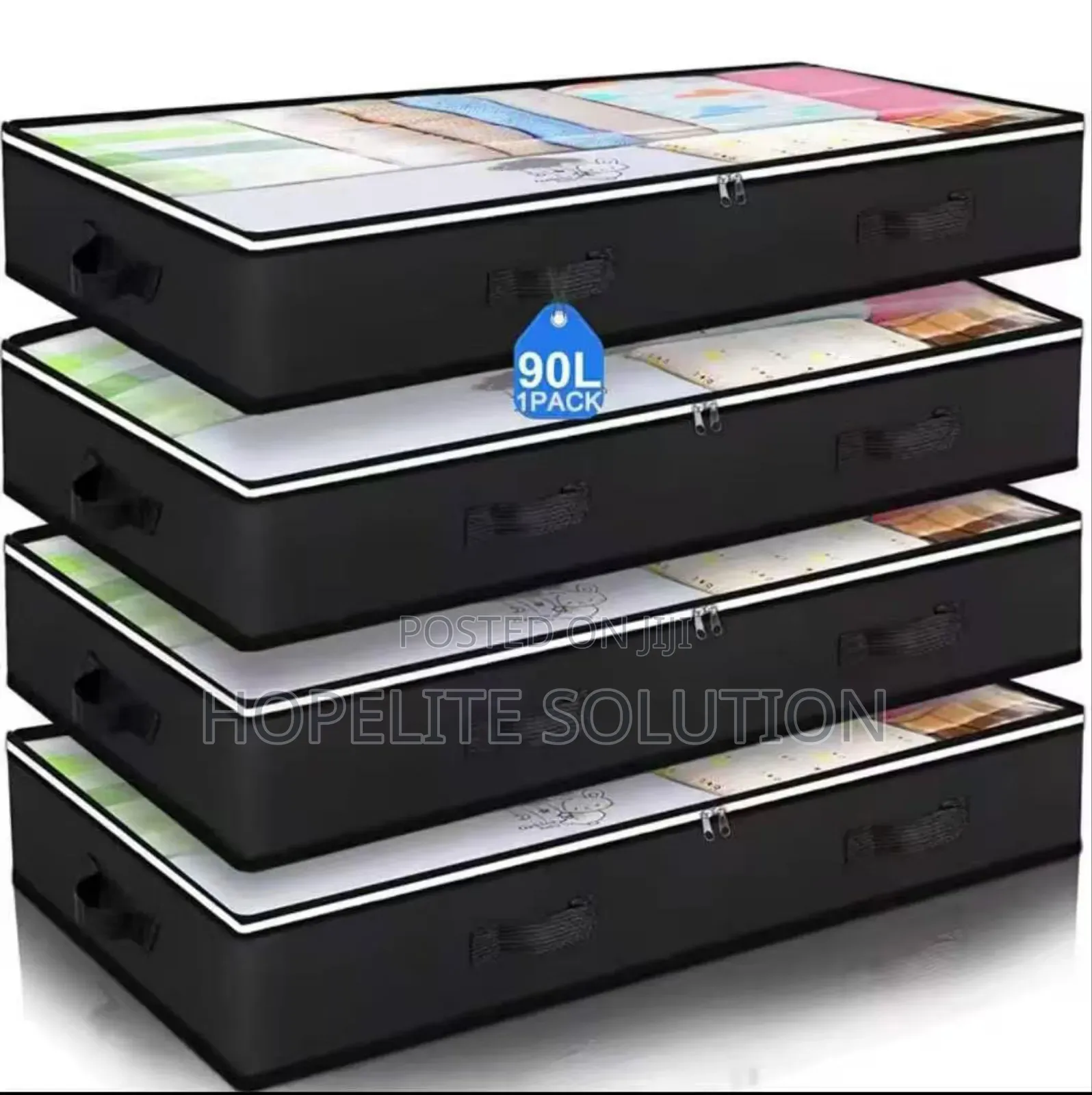 Non-Woven Under Bed Quilt Storage Bag Organizer