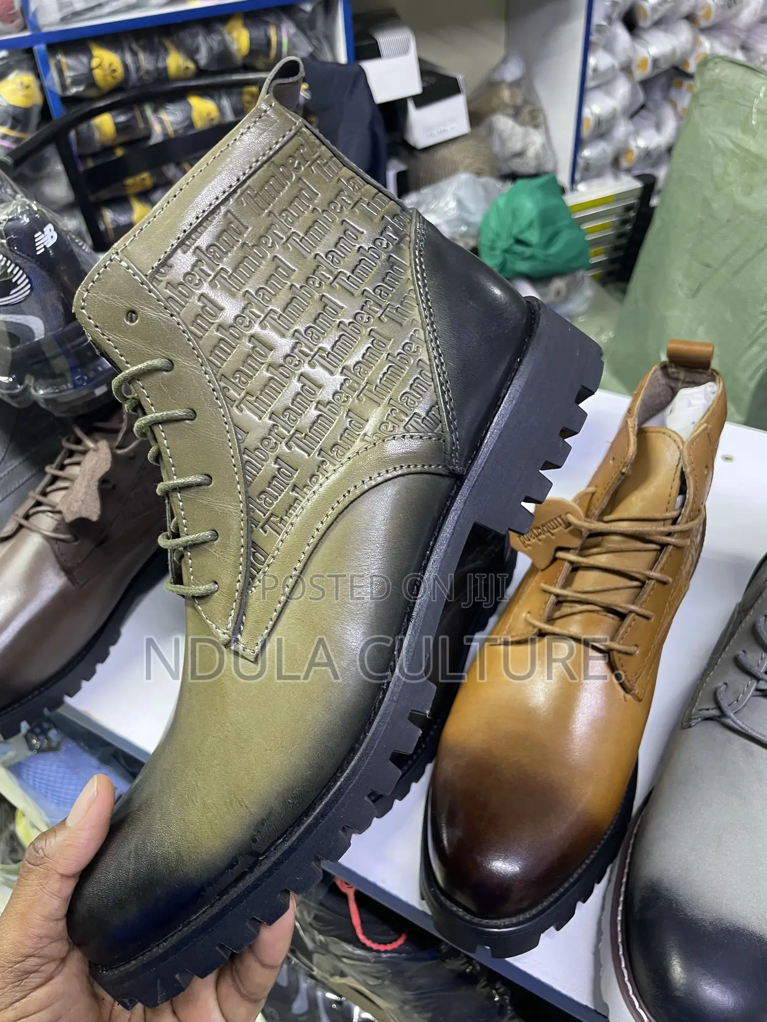 Timberland//Louis Vuitton High Cut Boots