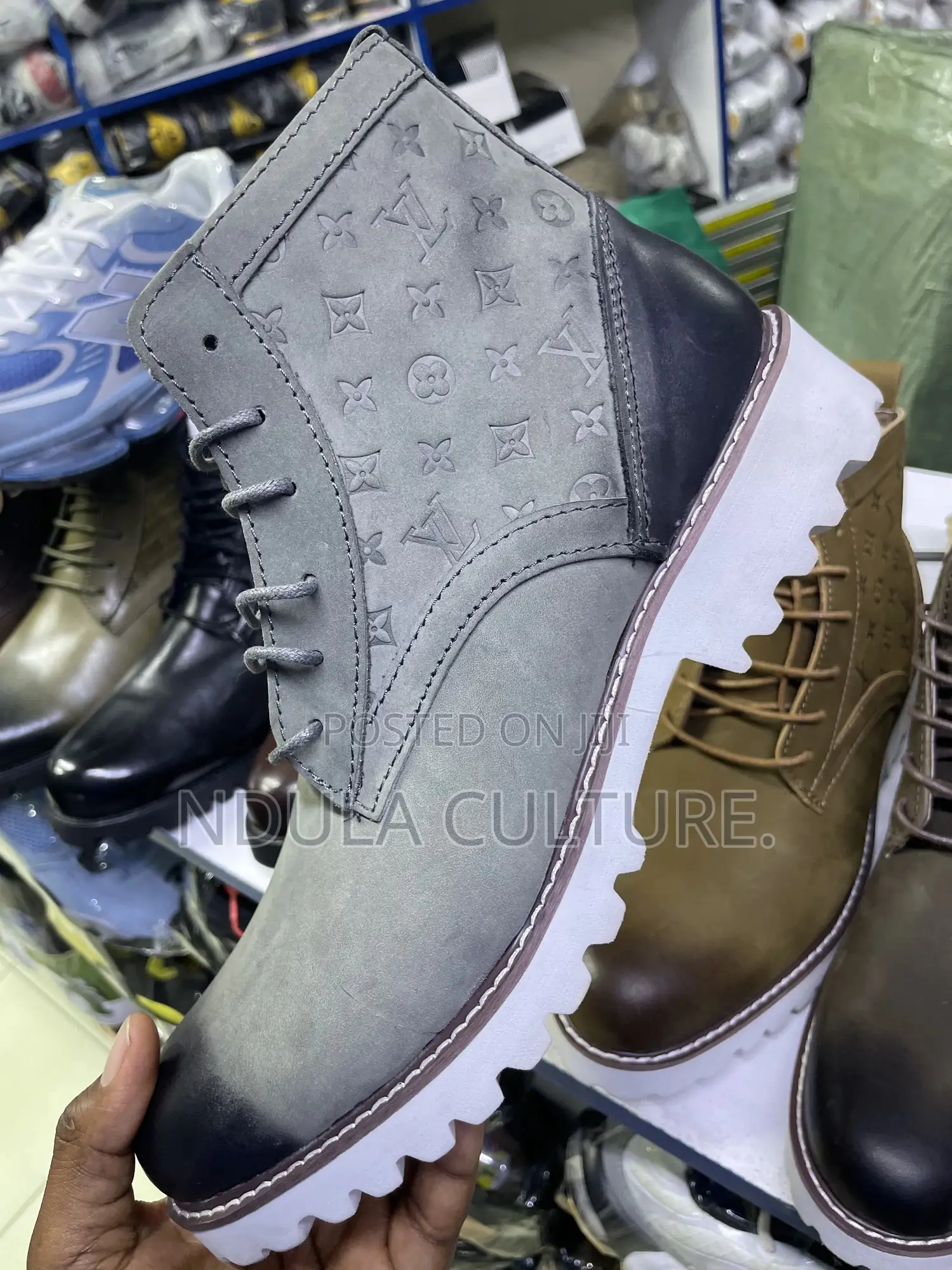 Timberland//Louis Vuitton High Cut Boots