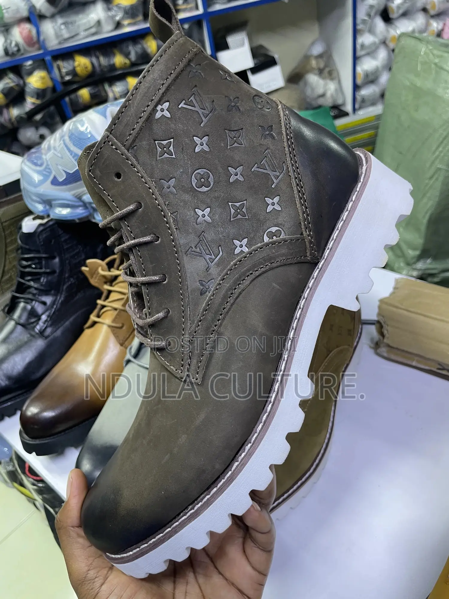 Timberland//Louis Vuitton High Cut Boots