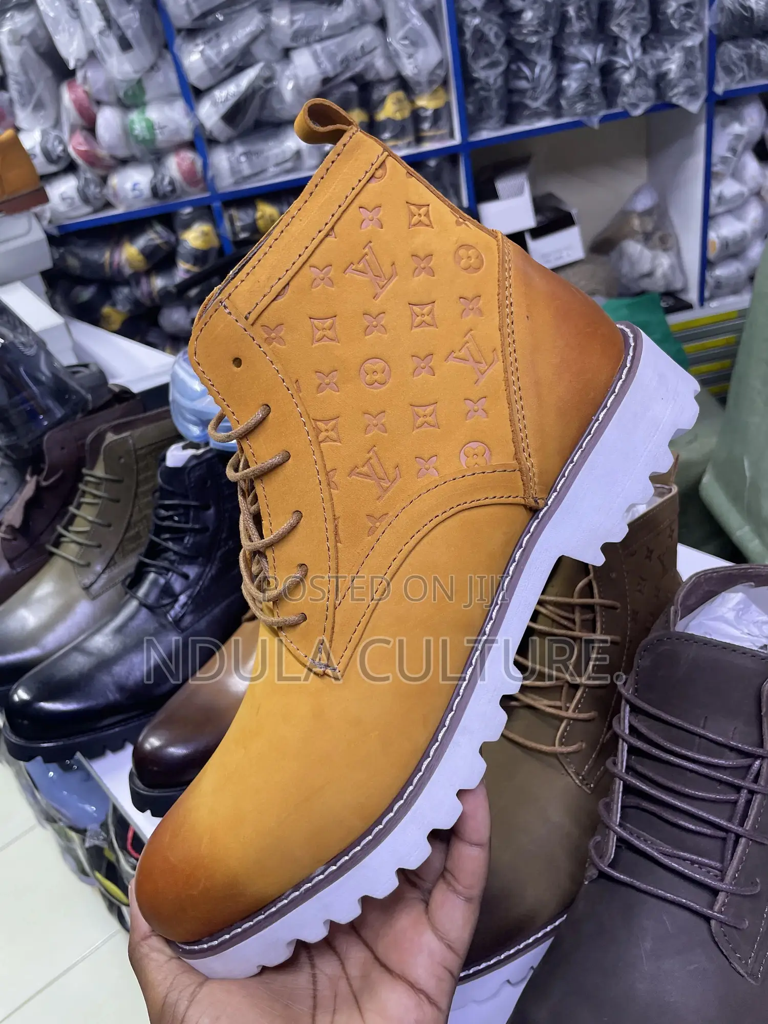 Timberland//Louis Vuitton High Cut Boots